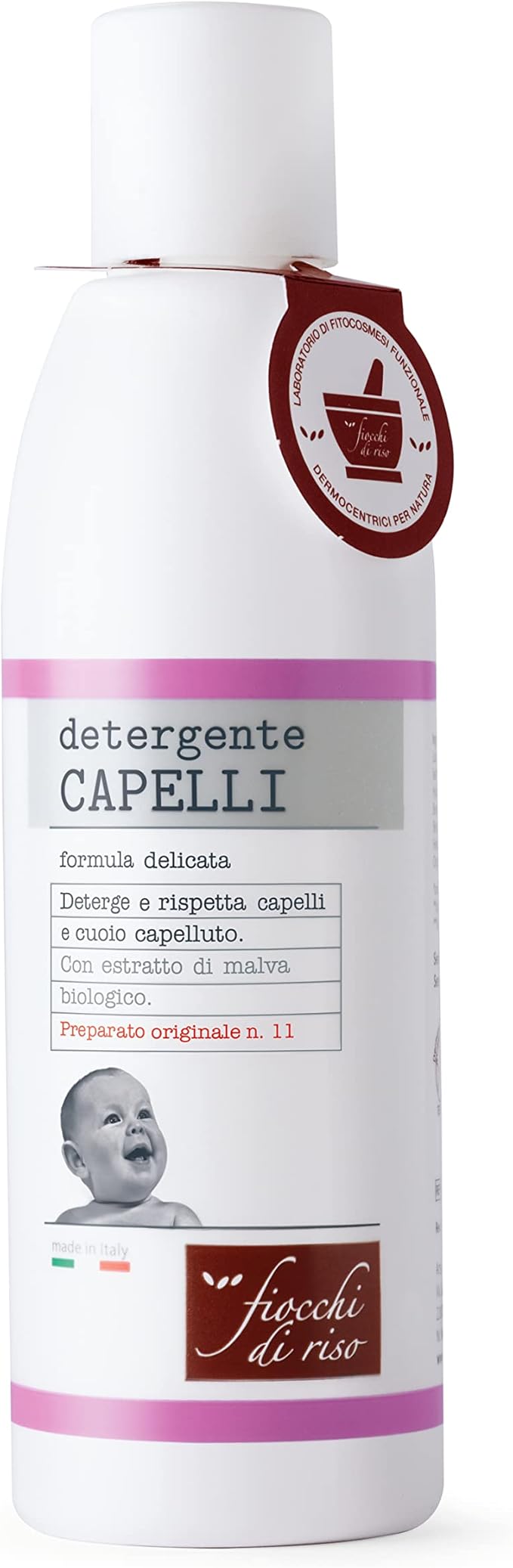 Fiocchi di Riso - Detergente CAPELLI - 200ml - DETERGENZA NEONATI