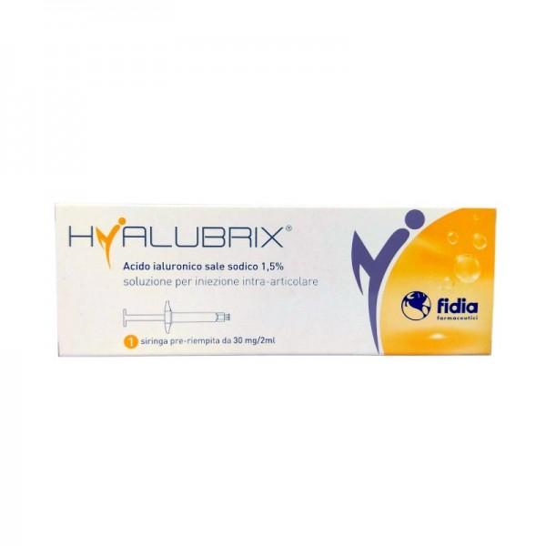 HYALUBRIX - SIRINGA PRERIEMPITA PER INFILTRAZIONI A BASE DI ACIDO IALURONICO - 1 SIRINGA 30MG/2ML