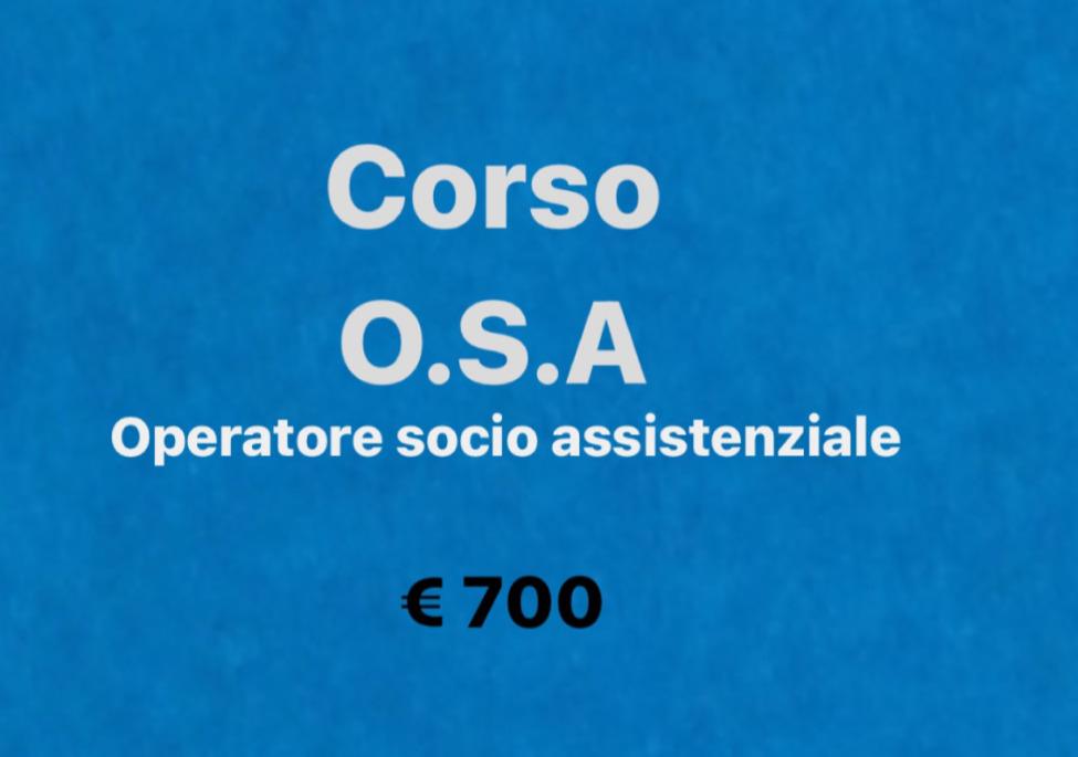 O.S.A - (Corso 100% Online)  € 700-