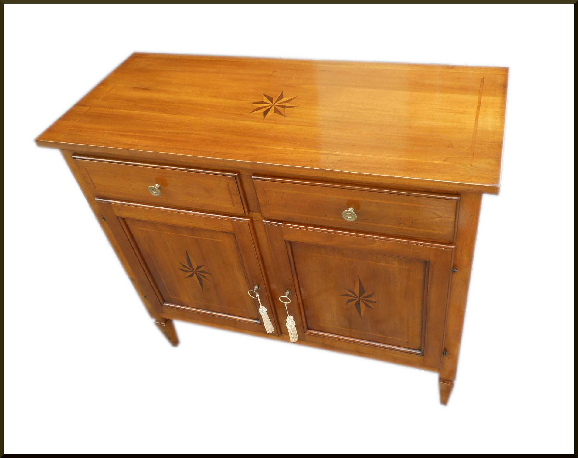 Credenza due porte in stile 700 lombardo