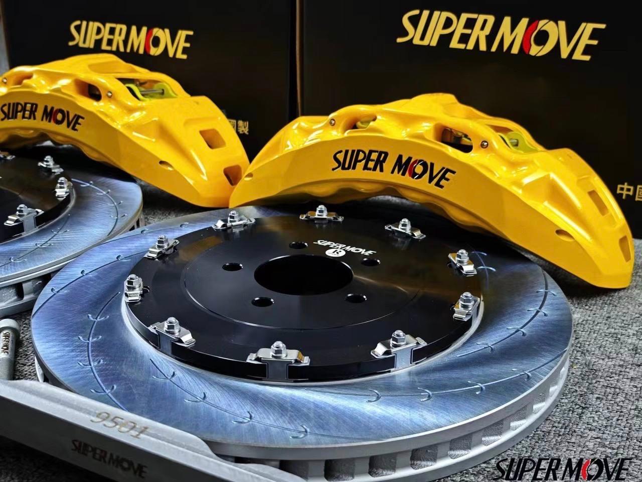 Front Big Brake 8 POT Forged Monoblock S8 ( 380 / 390 / 400 / 410 mm ) - SUPER MOVE