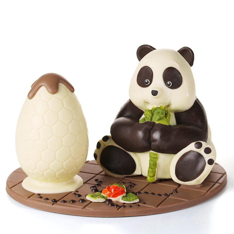 Composizione di cioccolato “Panda e Ovetto di Pasqua” 21