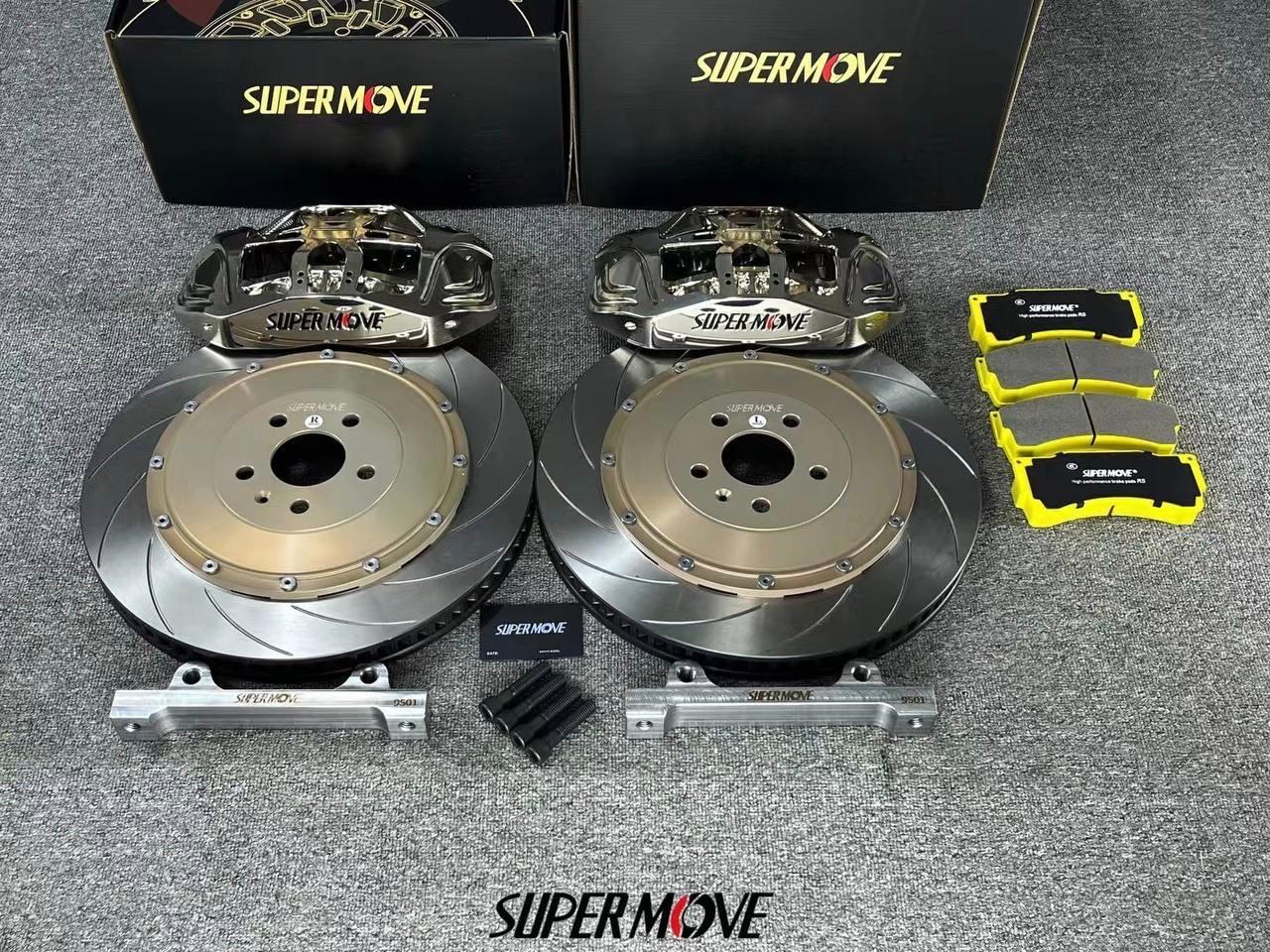 Front Big Brake 6 POT Forged Monoblock RS6 ( 355 / 378 /  390 mm ) - SUPER MOVE