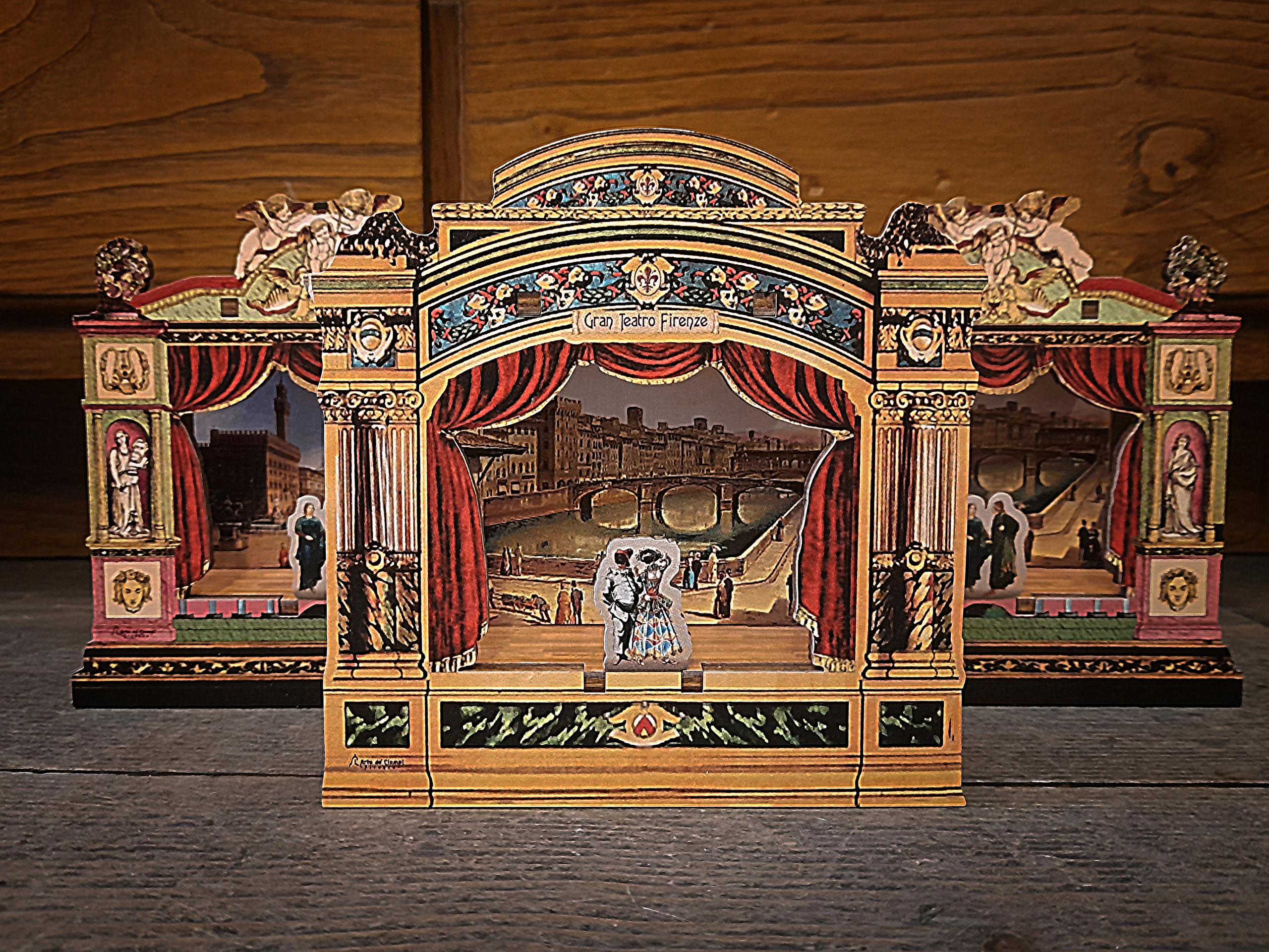 Teatro in legno Fiori - Piccolo