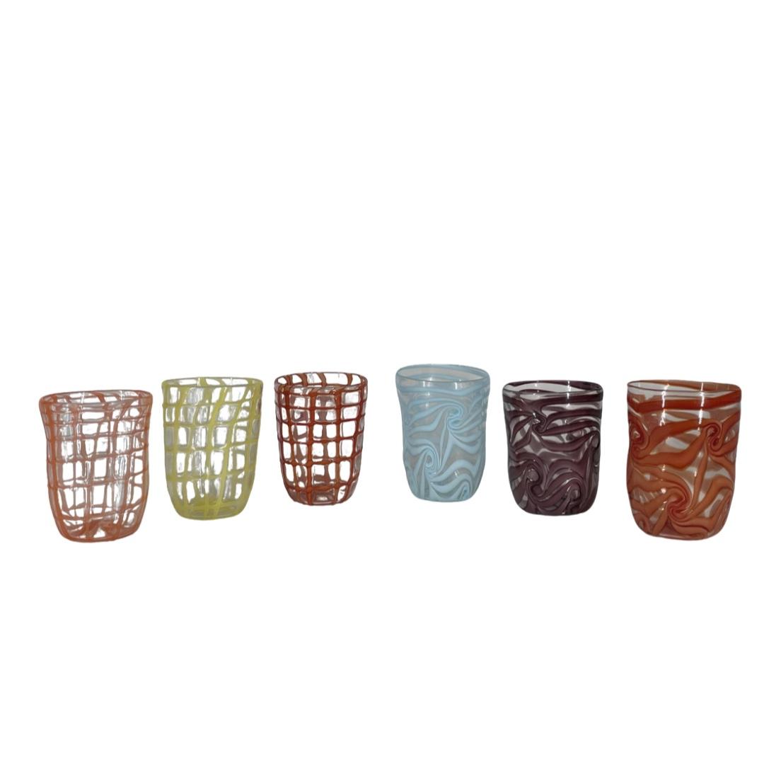 GOTO "NODI" & "RETE" Multicolor - SET 6 pcs