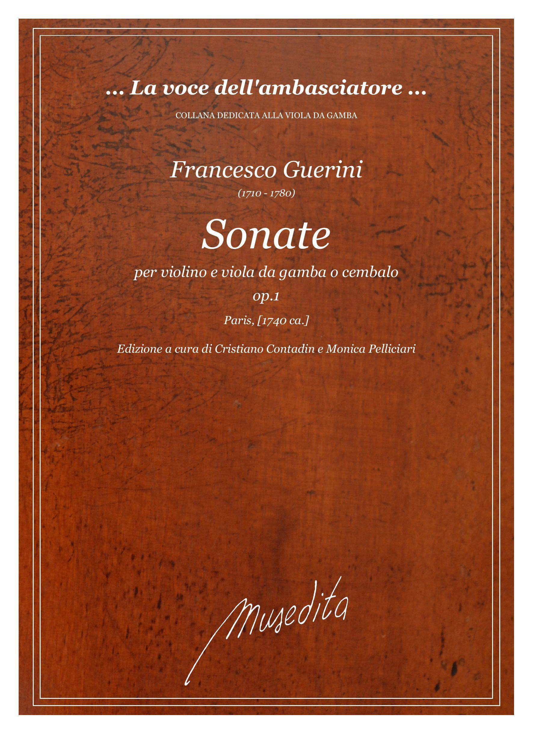 F.Guerini: Sonate op.1 (Amsterdam, [1740])