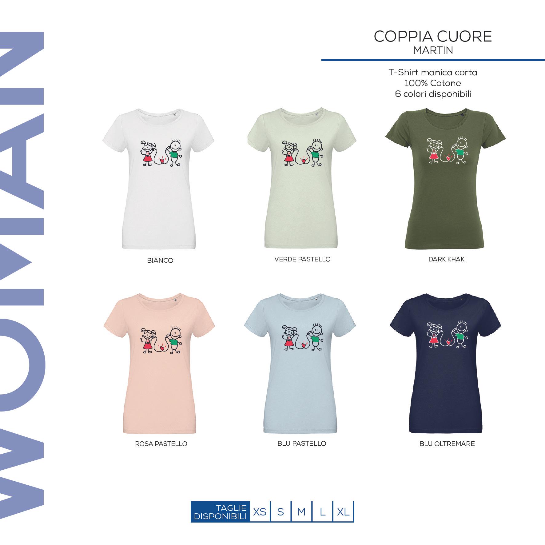 T-SHIRT COPPIA CUORE