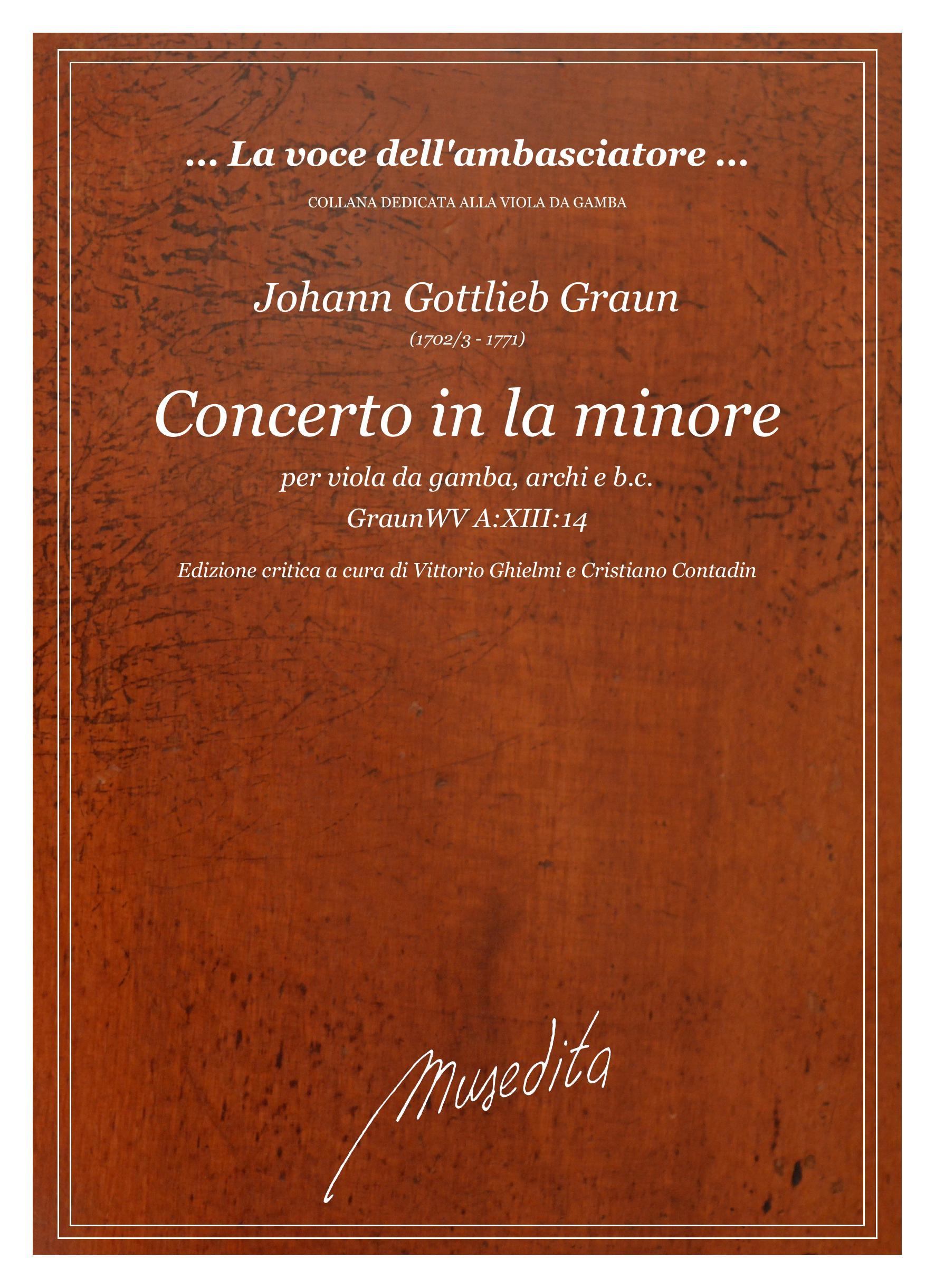 J.G.Graun: Concerto in la minore GraunWV A:XIII:14