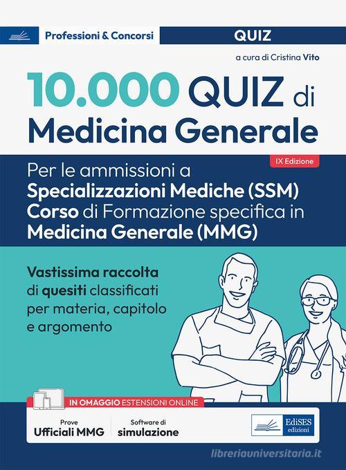 EDITEST  -  AREA SANITARIA - SSM MEDICINA GENERALE. 10000 QUIZ 2024