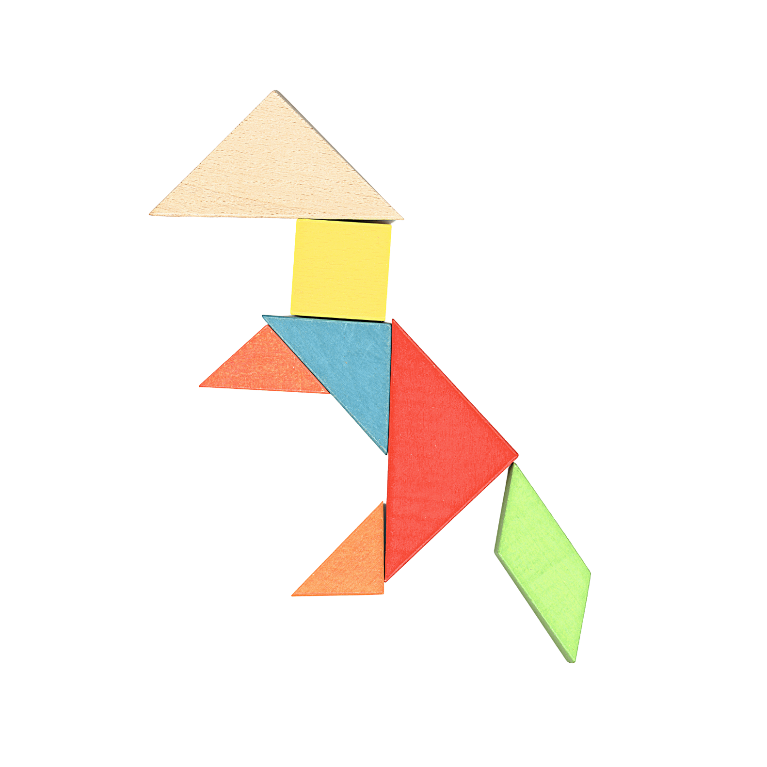 tangram cagnolino colorato