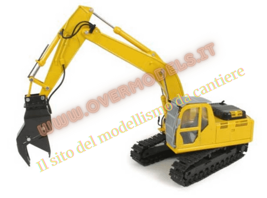 MODELLINO ESCAVATORE CINGOLATO NEW HOLLAND E215B CON PINZA