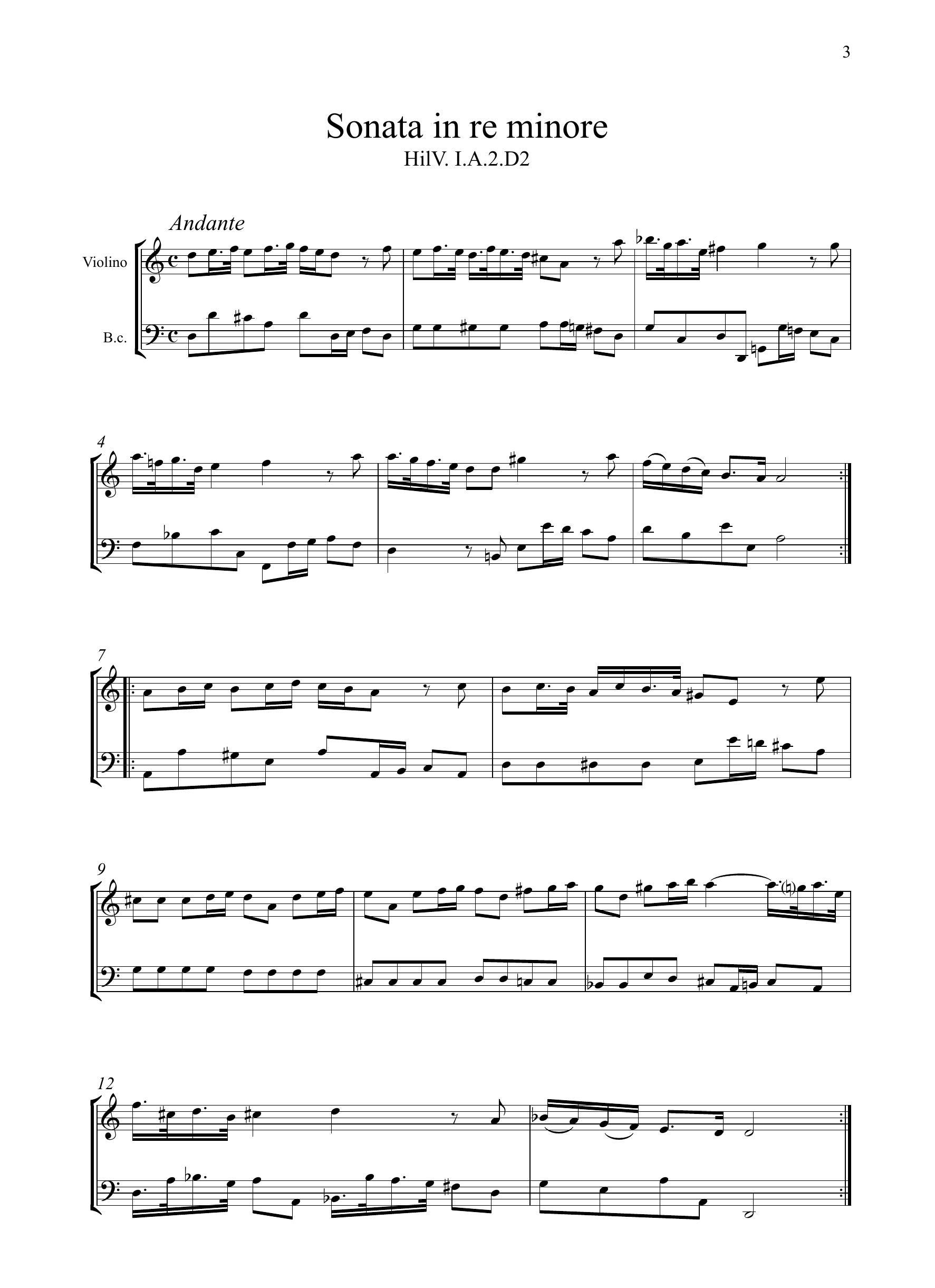 F.M.Veracini: 2 Sonate (Ms, D-Dl)