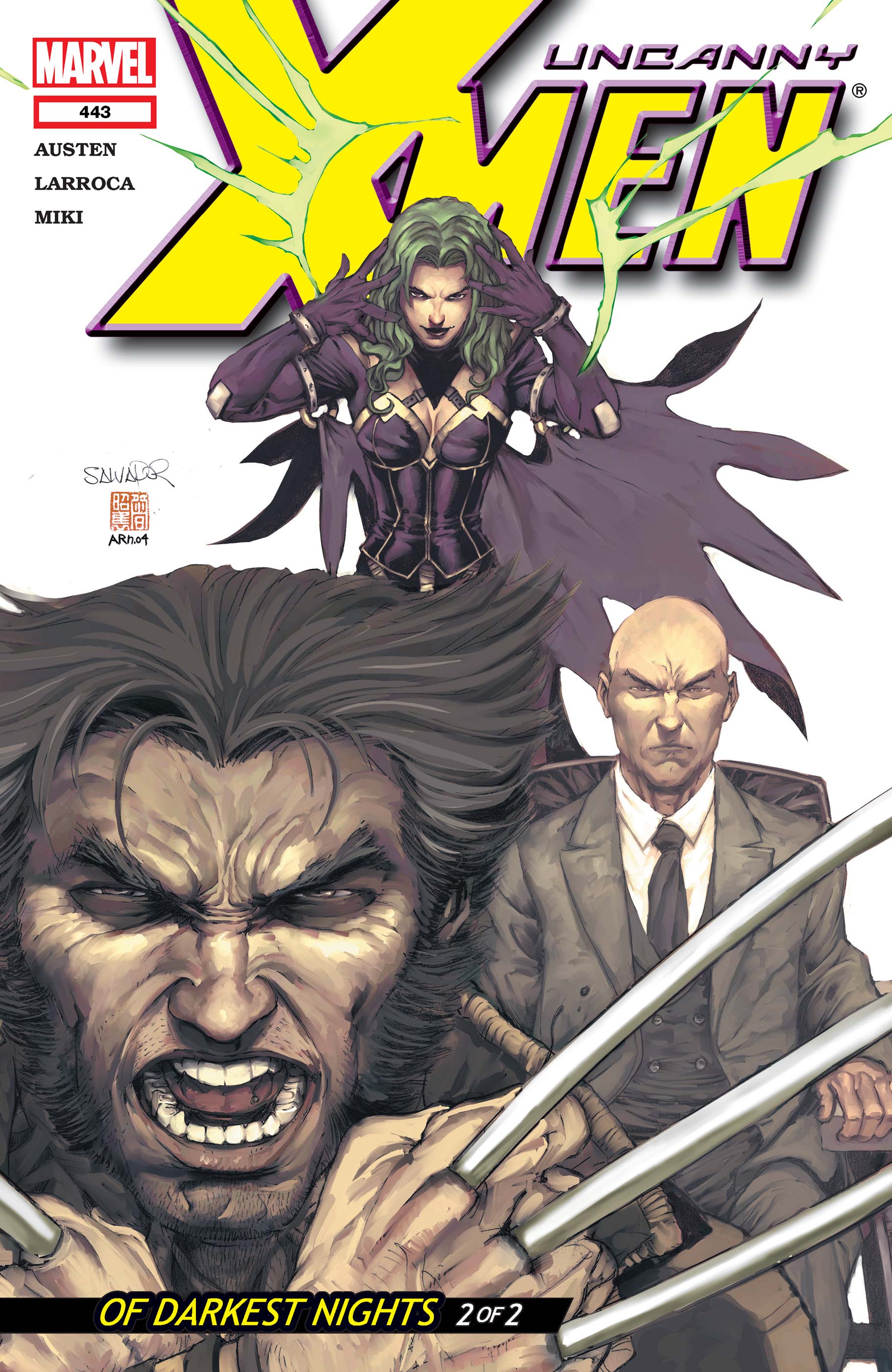 UNCANNY X-MEN #442#443 - MARVEL COMICS (2004)