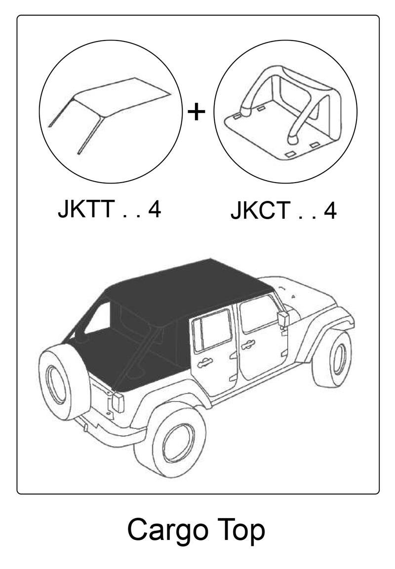 SUNTOP Ultimate Cargo TOP U4 - per Jeep JKU 4P