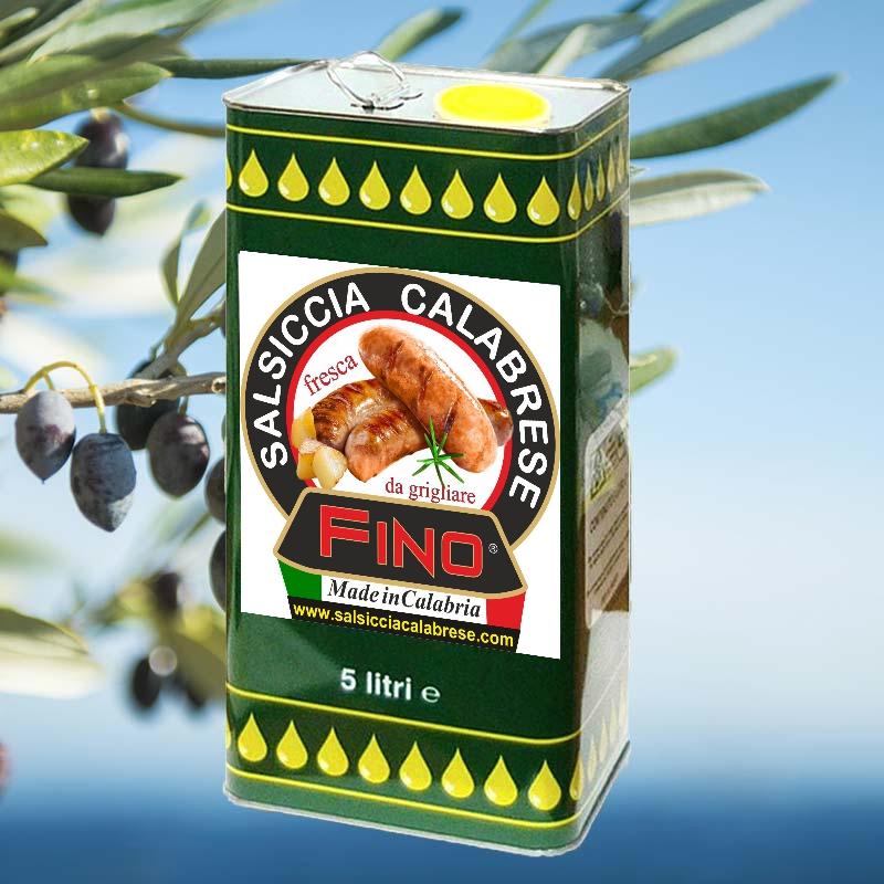 Olio extravergine di olive Calabrese 5 Lt 2023
