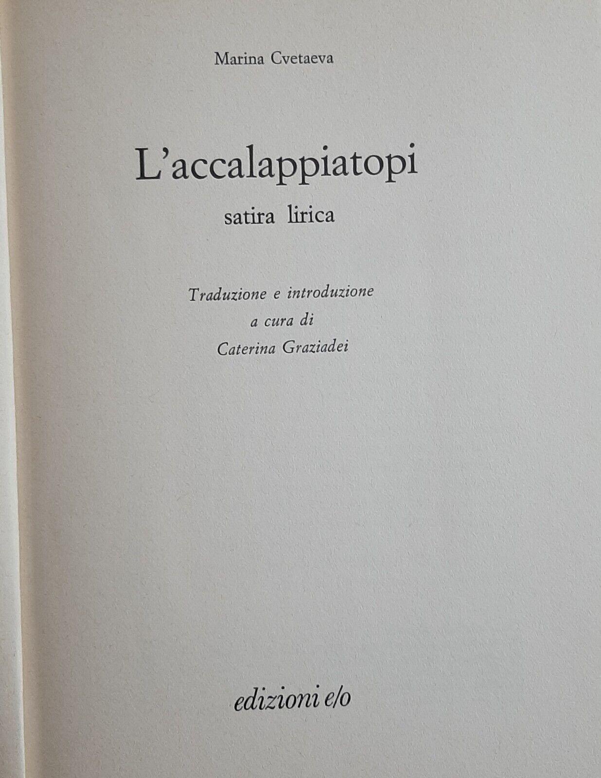 il Pifferaio Magico Accalappiatopi Cvetaeva