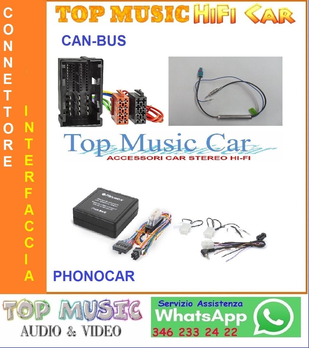 5830+0850+9550  - ALFA MITO DAL 2014-CONNETTORI+ INTERFACCIA CAN-BUS-SOST.AUTORADIO