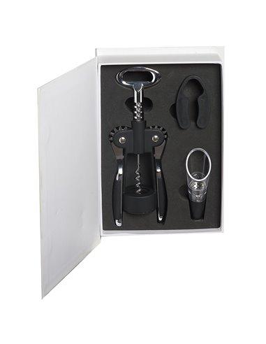 KHARMA - Collezione Acciaio - Cavatappi set vino