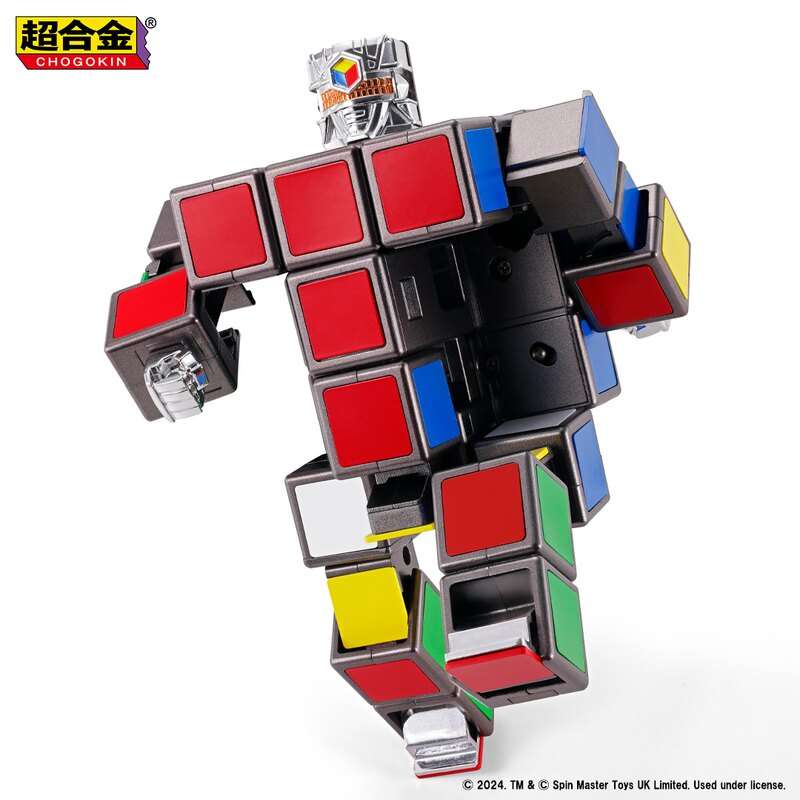 Bandai DX RUBIK Cube ROBOT Chogokin DIECAST Figure