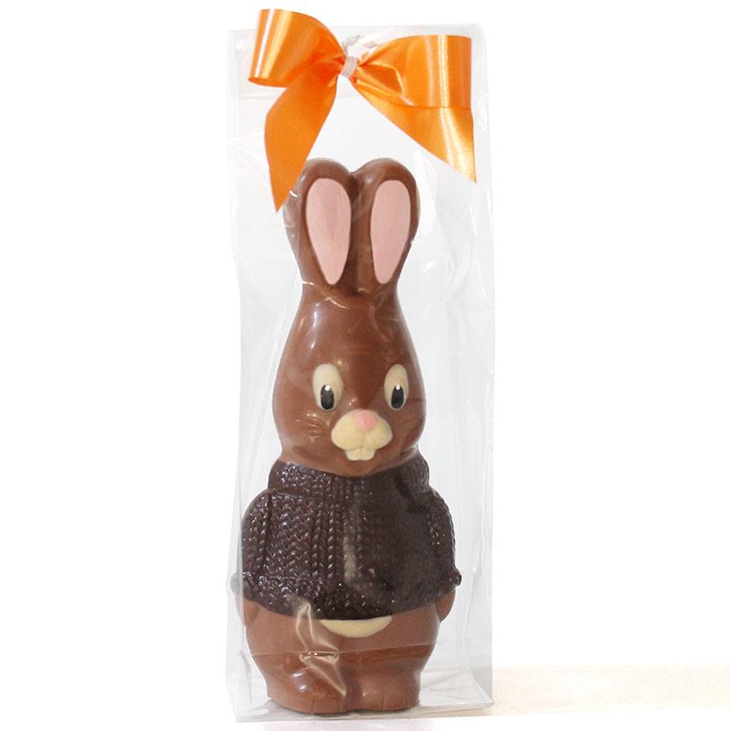 Coniglietto con maglioncino di cioccolato 009