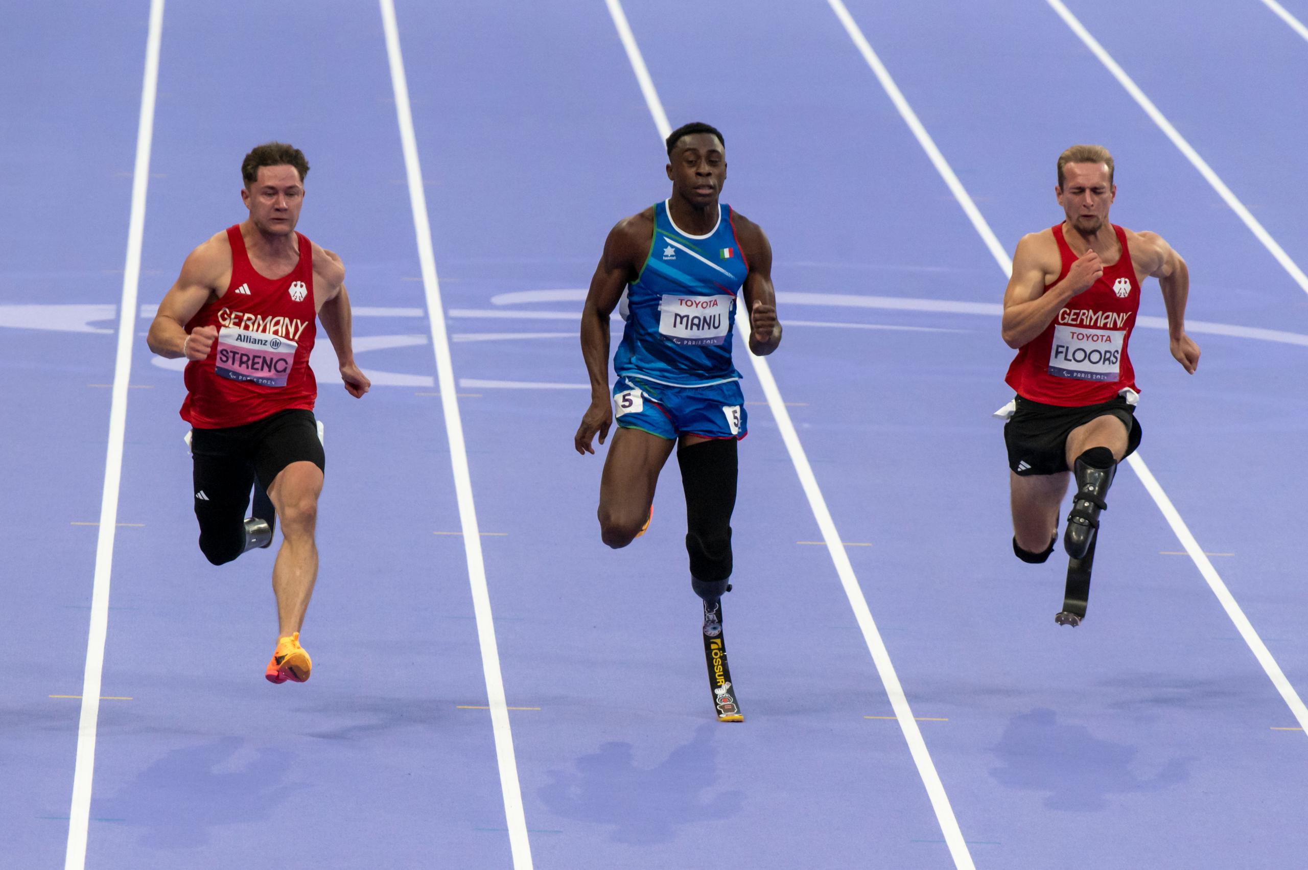 Atletica paralimpica, Parigi 2024: Manu d’argento nei 100, Tapia settimo nel peso. Petrillo eliminata in semifinale nei 400