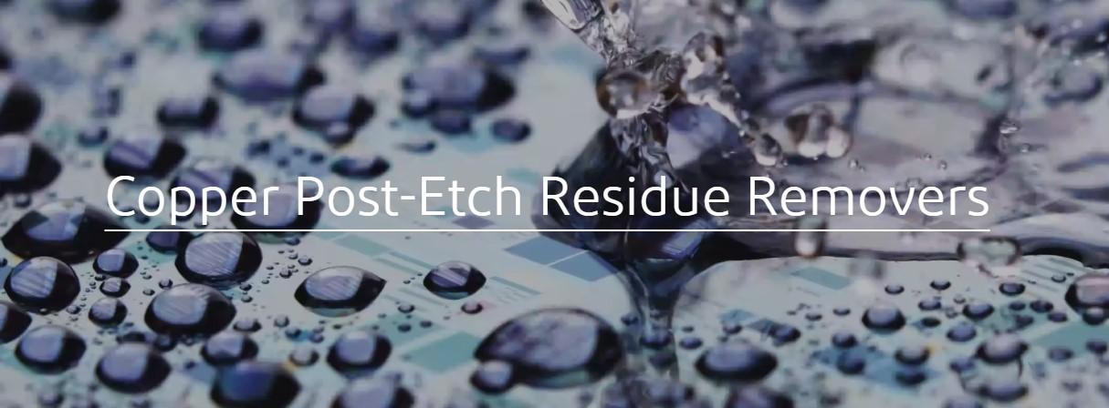Post Etch residue removers