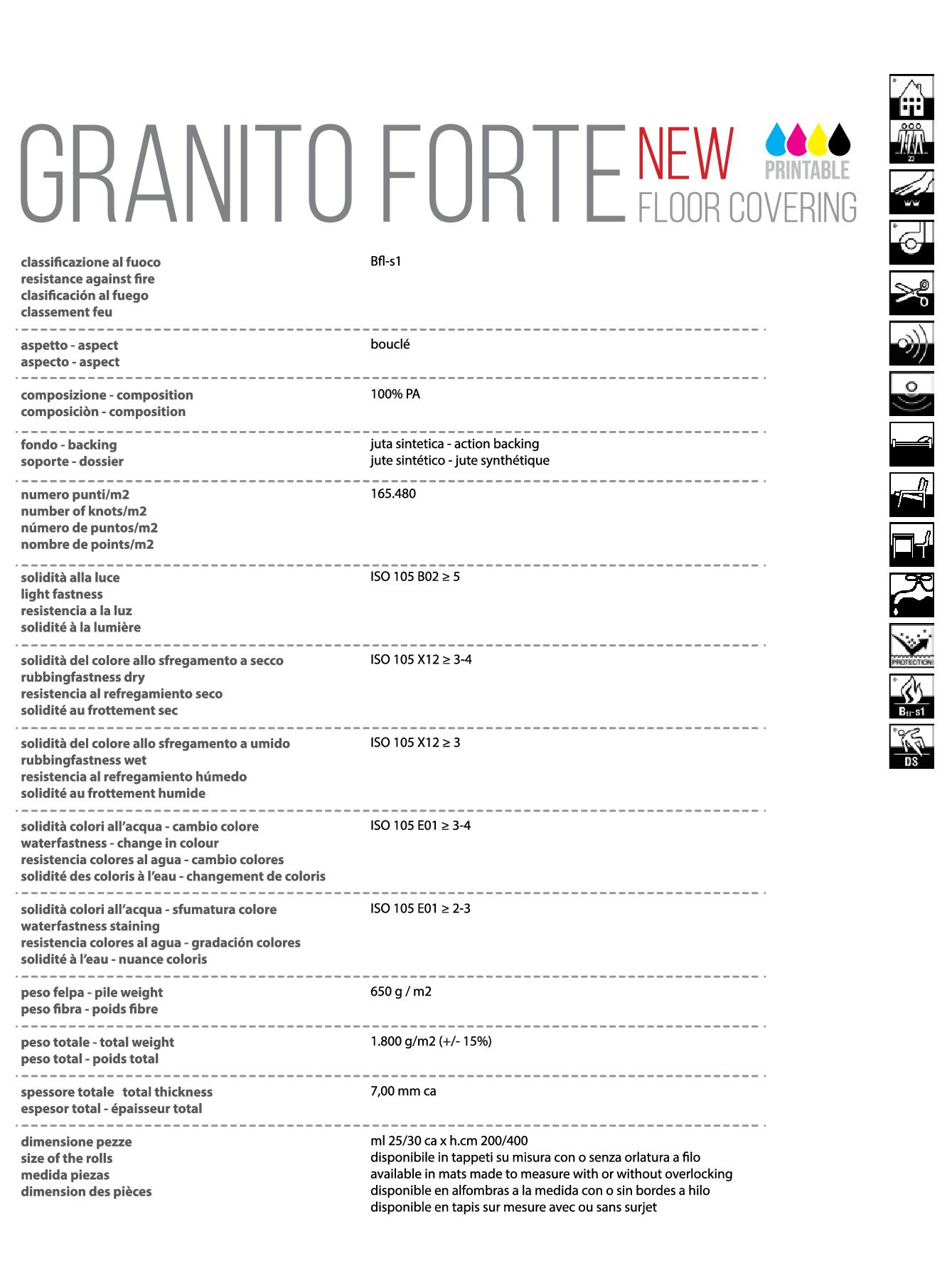YOUR PERSONAL CARPET   (GRANITO FORTE H.190)