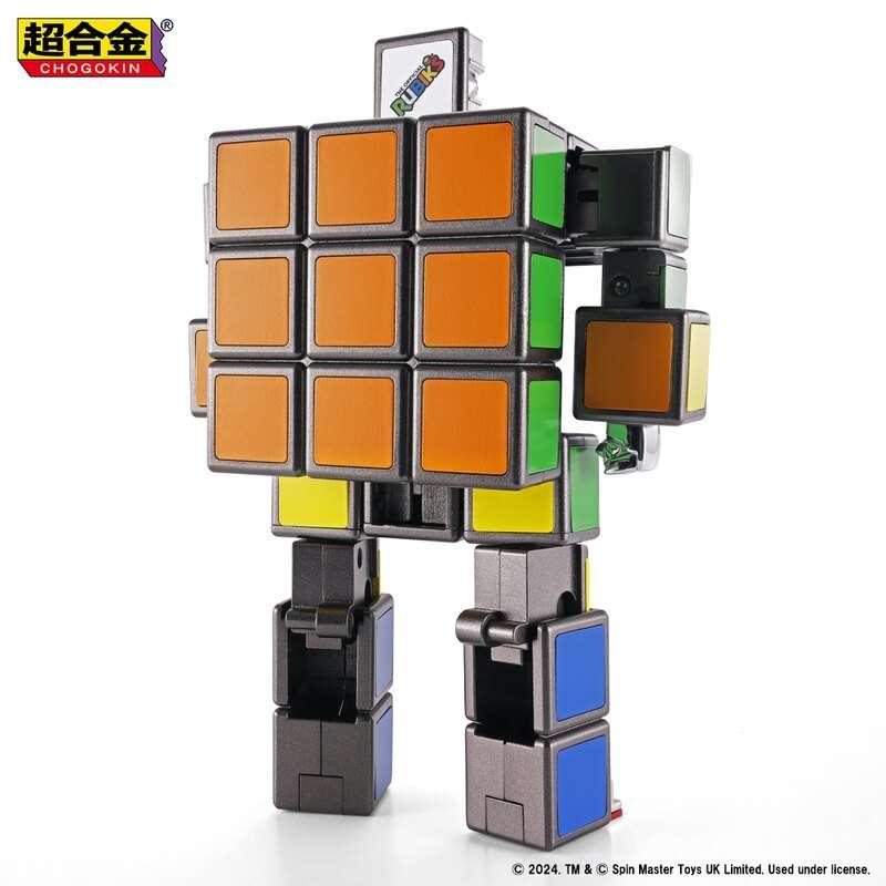 Bandai DX RUBIK Cube ROBOT Chogokin DIECAST Figure