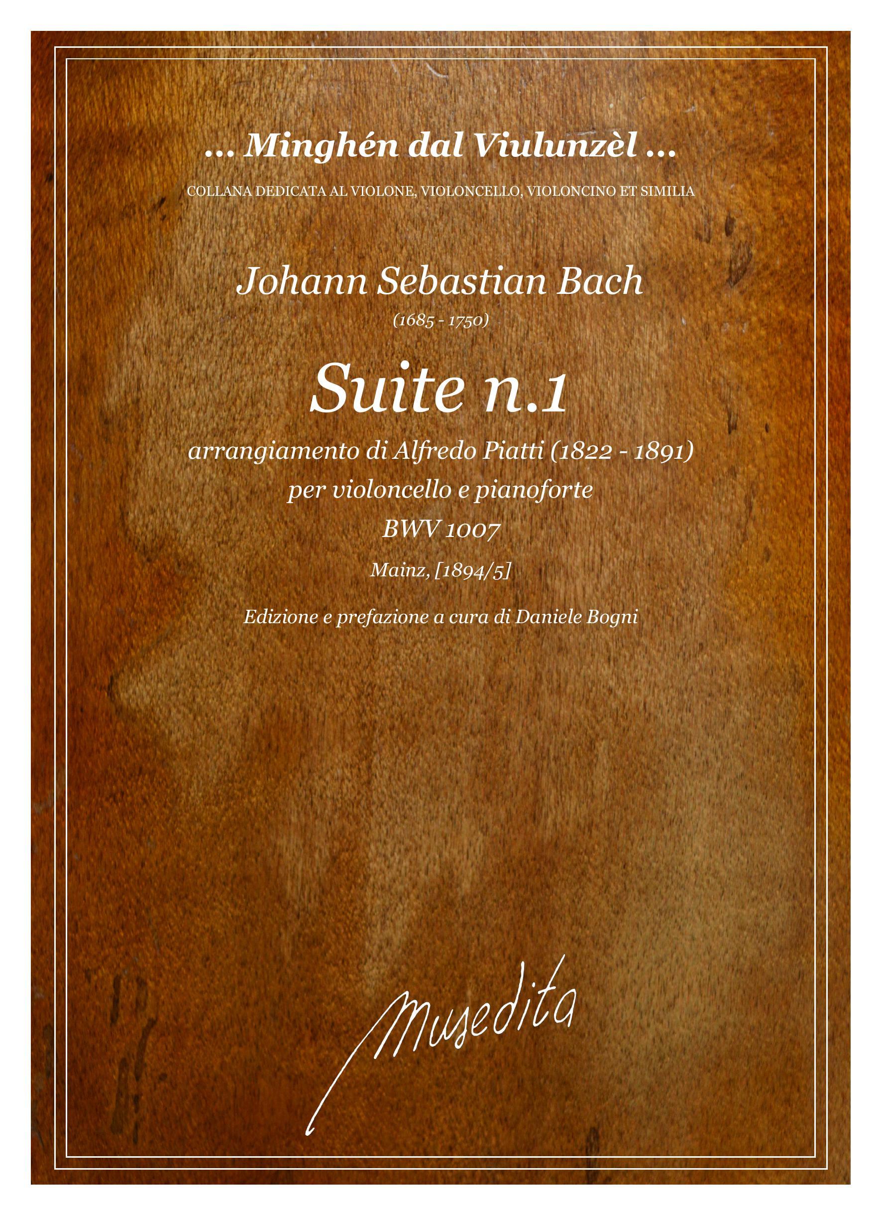 J.S.Bach/A.Piatti: Suite in sol maggiore BWV 1007