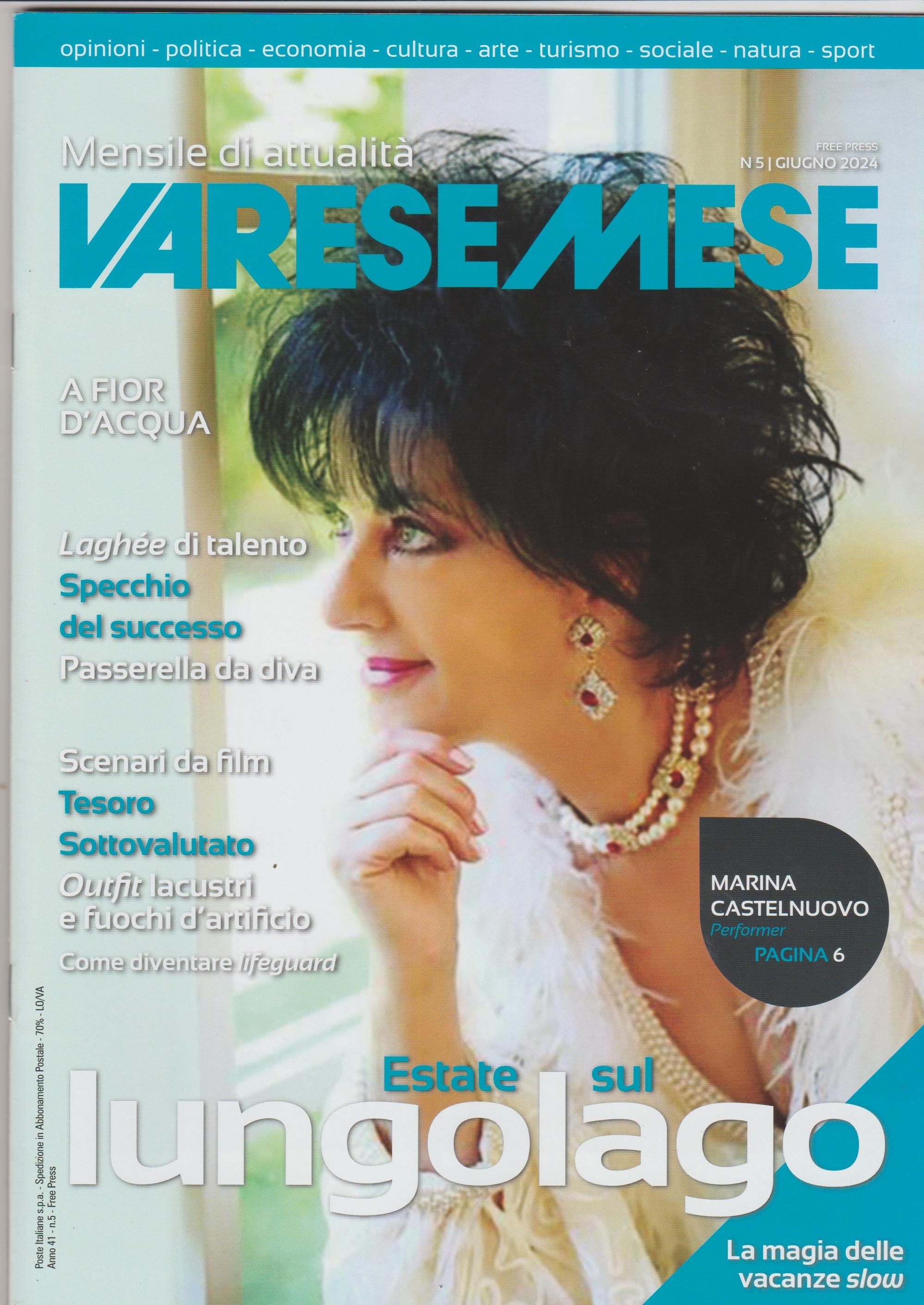 Volto di copertina del mensile “VARESE MESE”