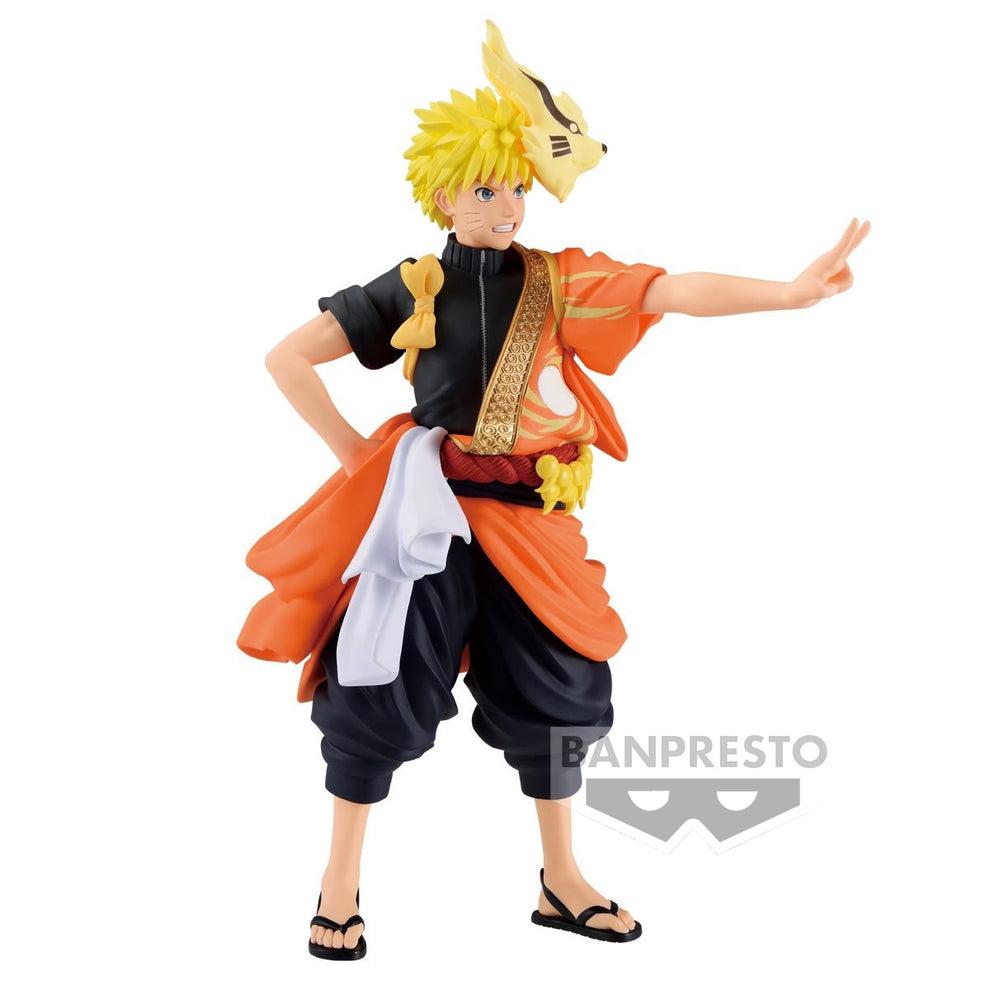 Naruto Shippuden Animation 20th Anniversary Costume Naruto Uzumaki Figure 16cm