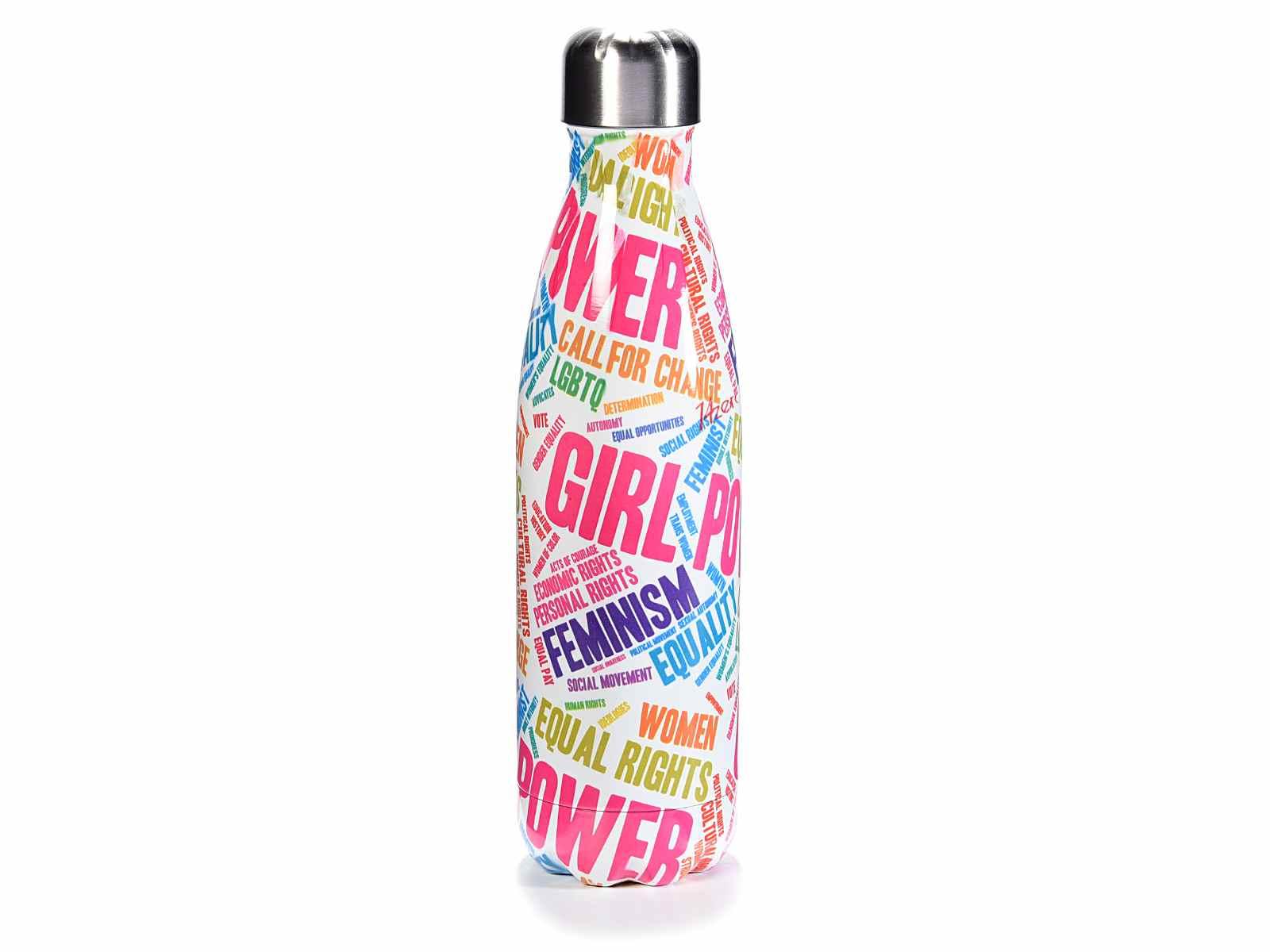 Bottiglia termica 500 ml acciaio inox design finitura opaca COD.0038