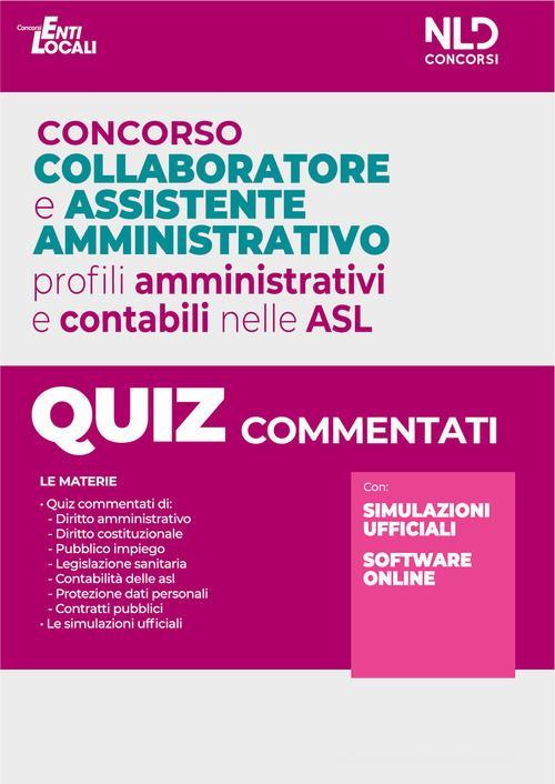 NELDIRITTO  -  AZIENDE SANITARIE - COLLABORATORE E ASSISTENTE AMMINISTR. QUIZ COMM