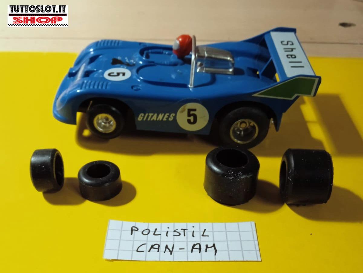 Gomme POSTERIORI per Evolution e Can AM - Polistil REAR tyres for Evolution and Can Am