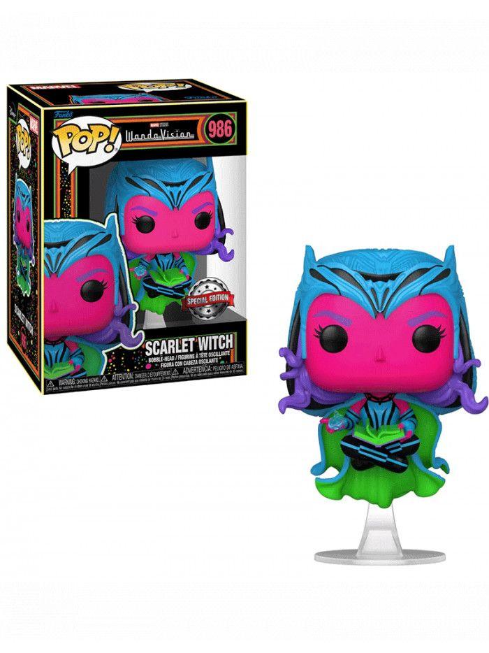 Funko Pop 986 - Scarlet Witch (Special Edition - Glow in The Dark - Bobble Head)