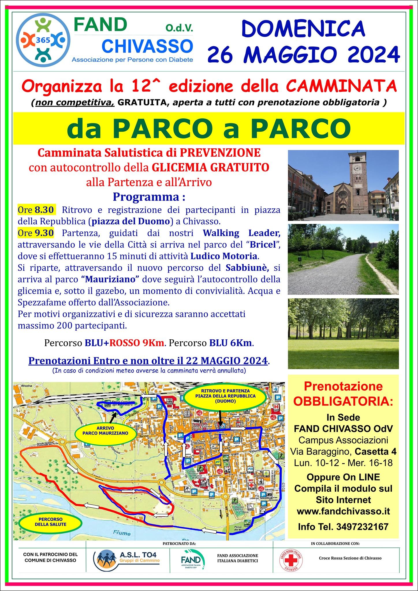 Da Parco a Parco 2024