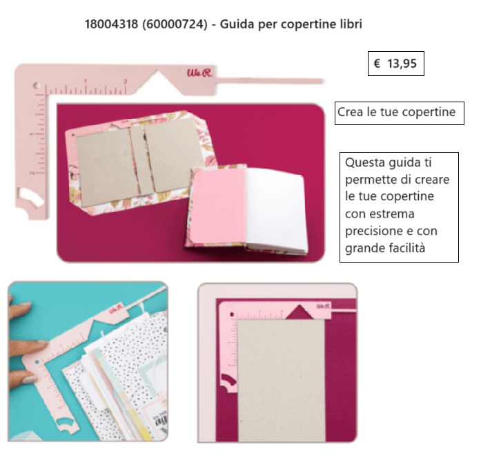 Accessori per Scrapbooking - 18004318 (60000724) Guida per copertine libri