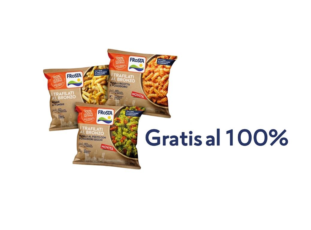 Spendi e Riprendi Pasta Frosta “Gratis al 100%, 0% artificiale”