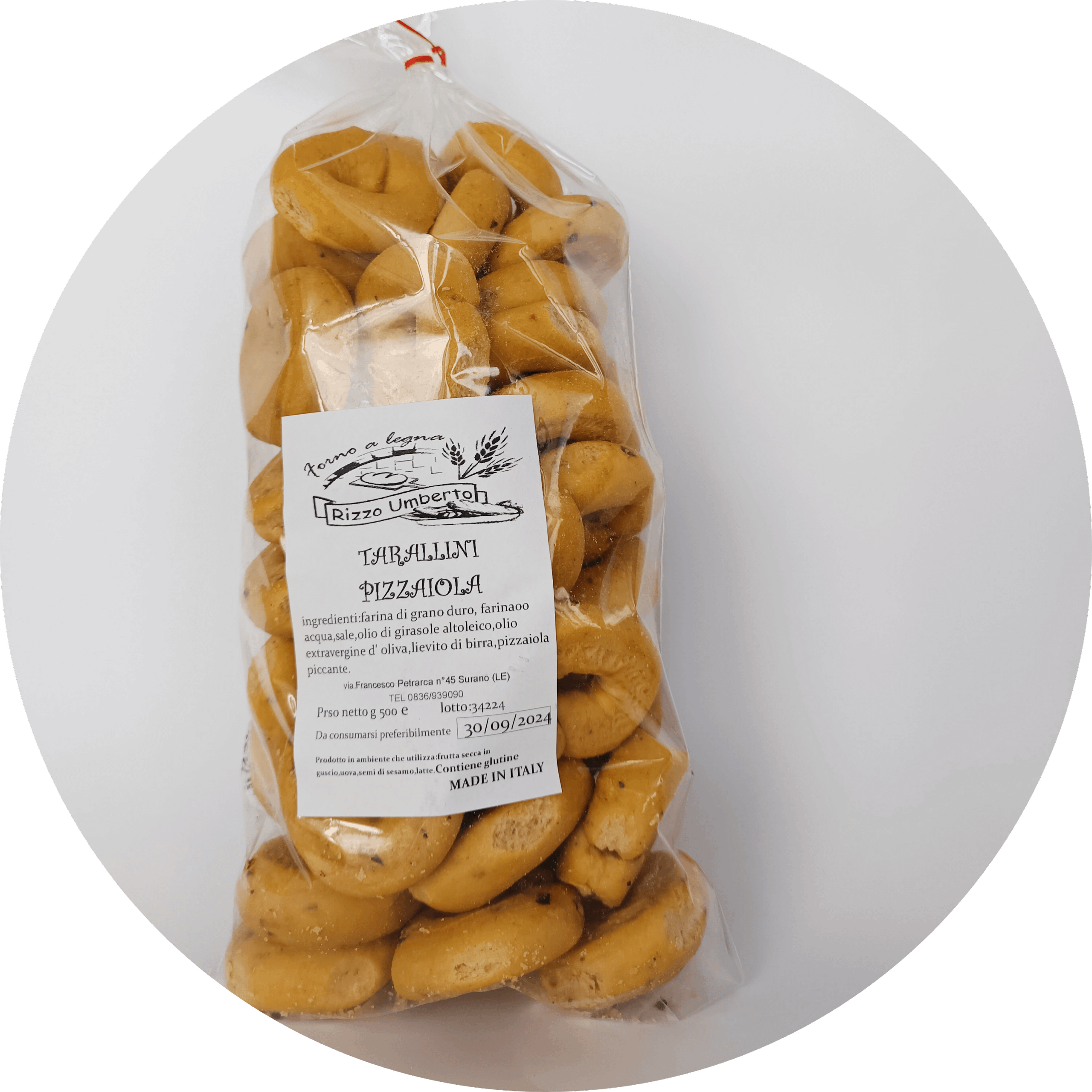 Taralli pizzaiola 500gr