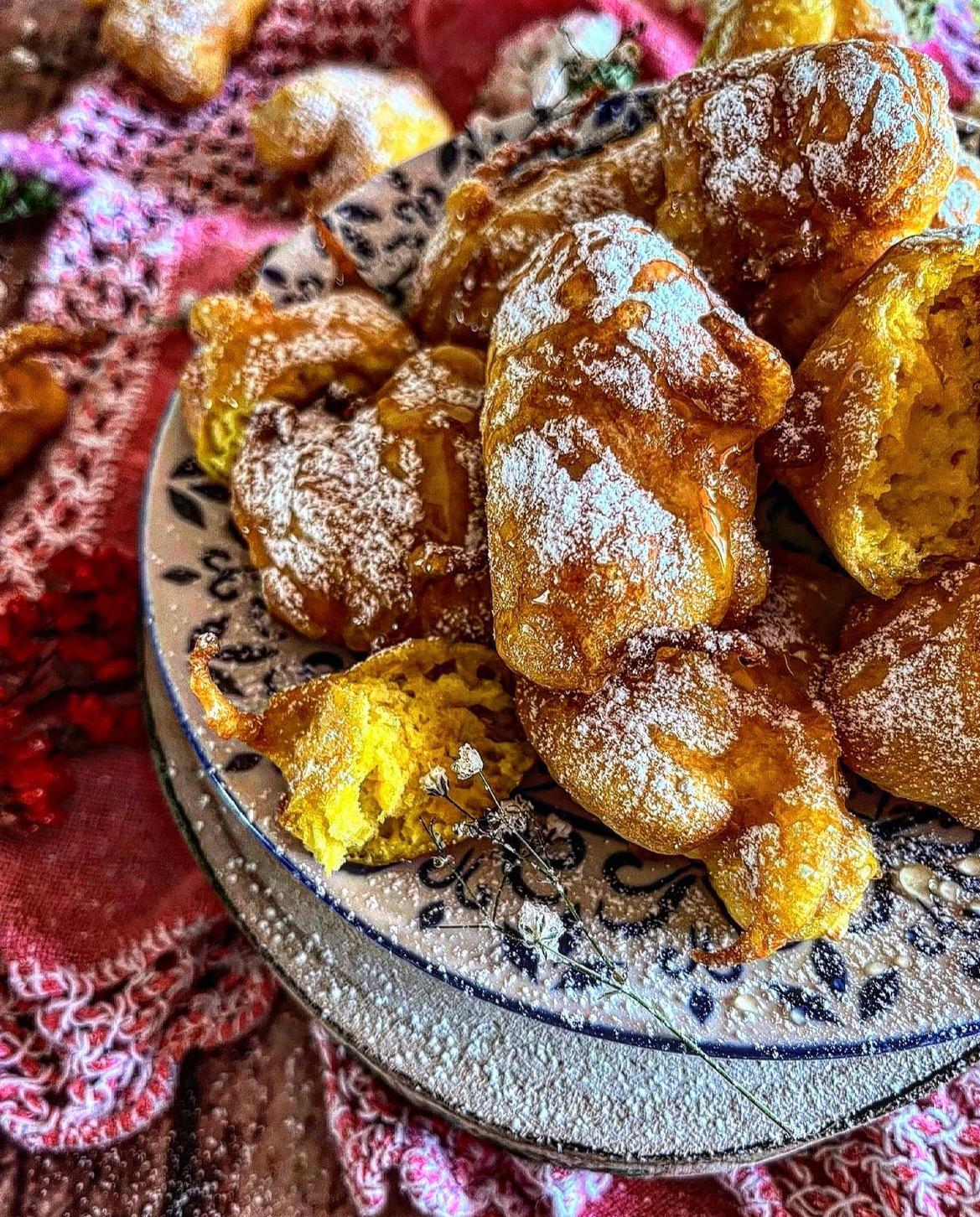 FRITTELLE al MIELE e ZAFFERANO