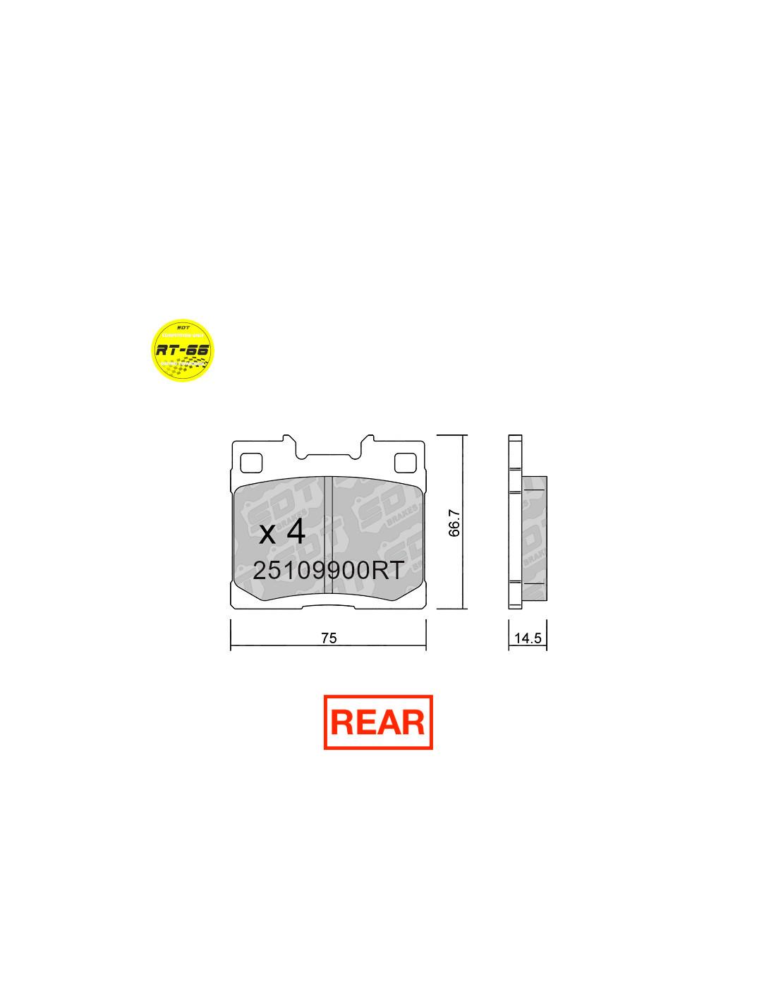 Toyota Yaris GR Front / Rear Brake Pads - SDT Brake