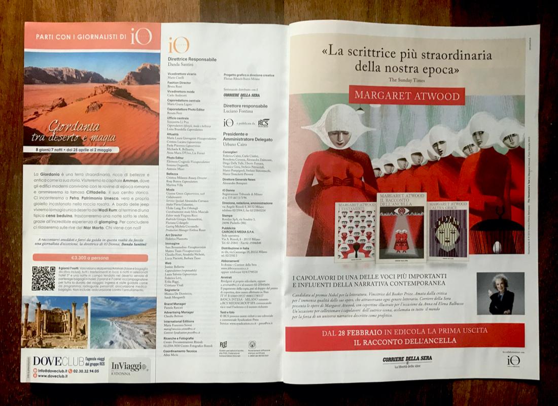 Corriere Della Sera - AD page