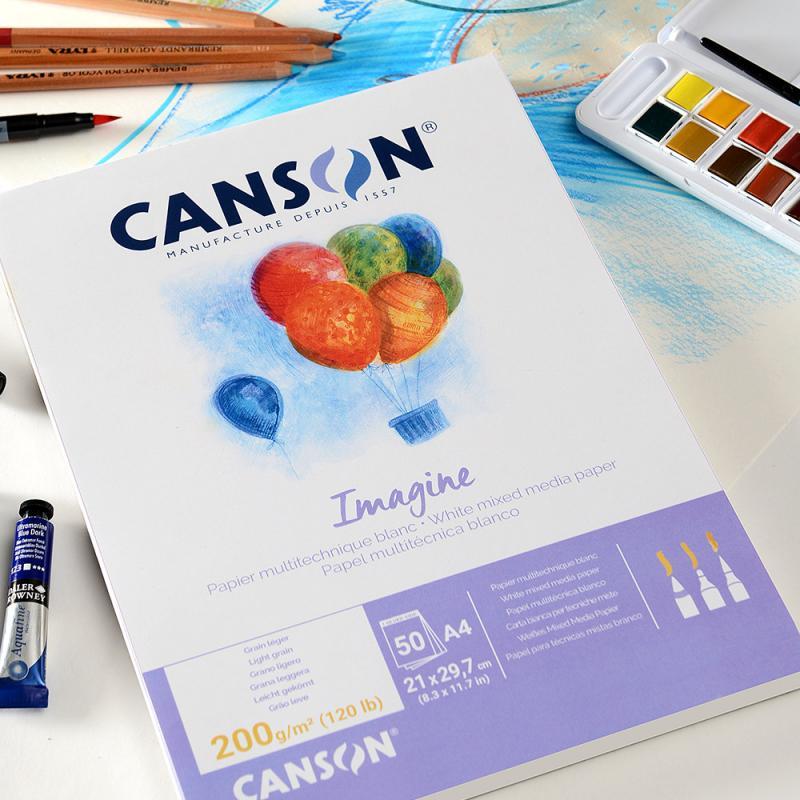 Canson - Imagine- Blocco carta multitecnica