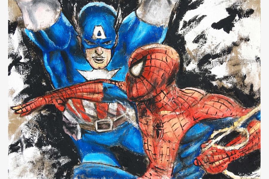 Spider Man vs Capitan America