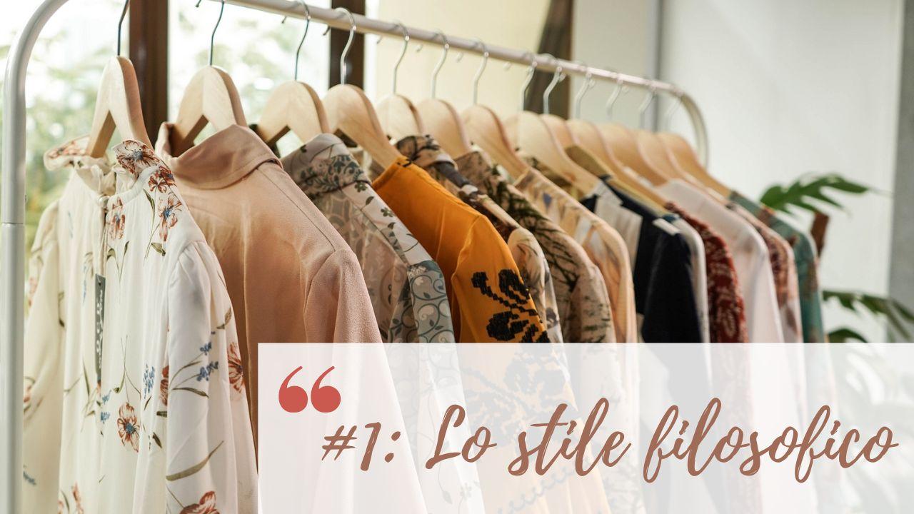 #1: Lo stile filosofico