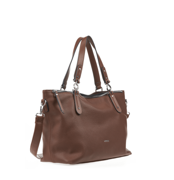 VerdeFashion Borsa donna modello Shopping 16-7470