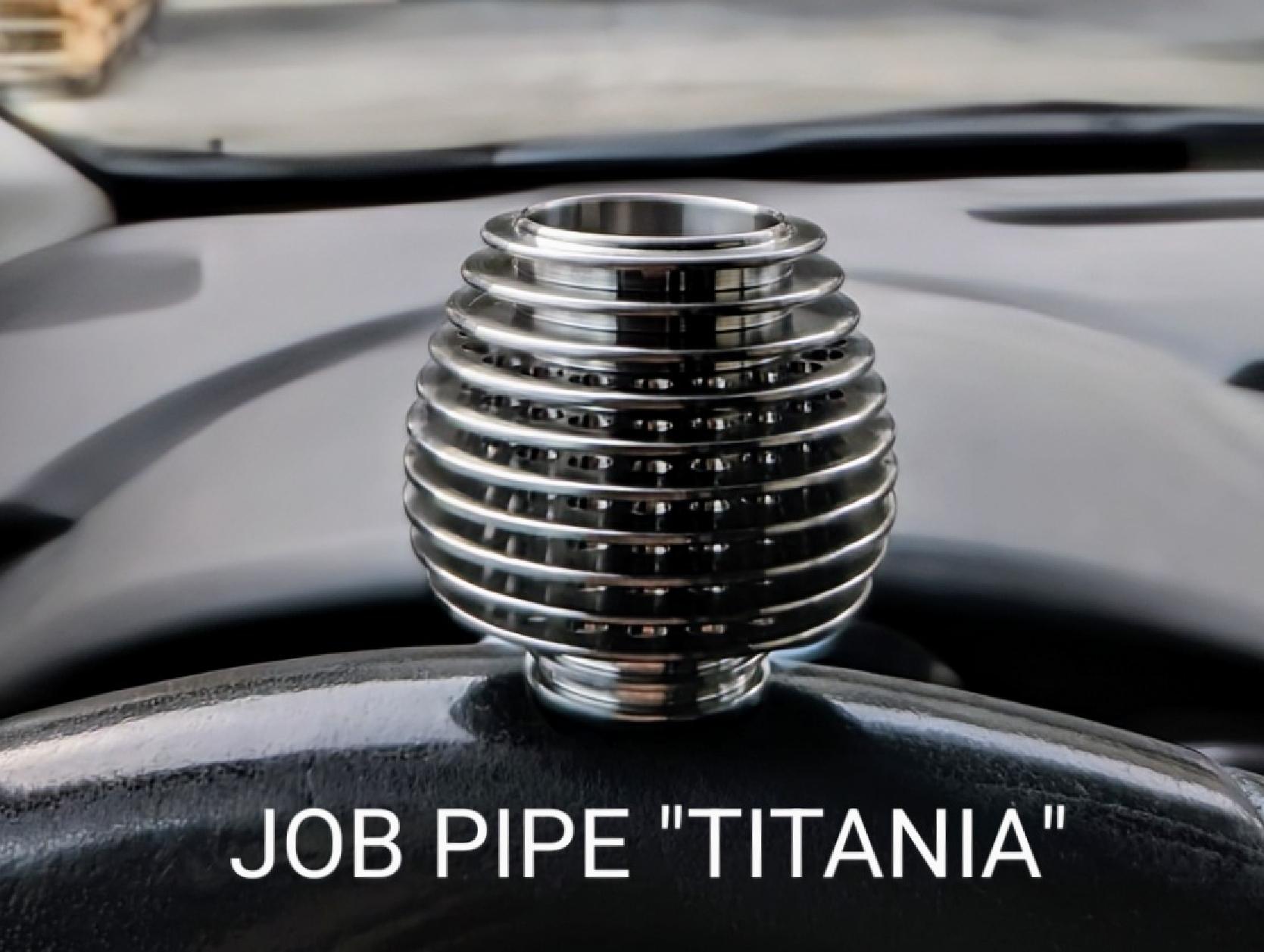 Job Pipe Bud Of TITANIA FILTER 9 mm (Calabash in Titanio)