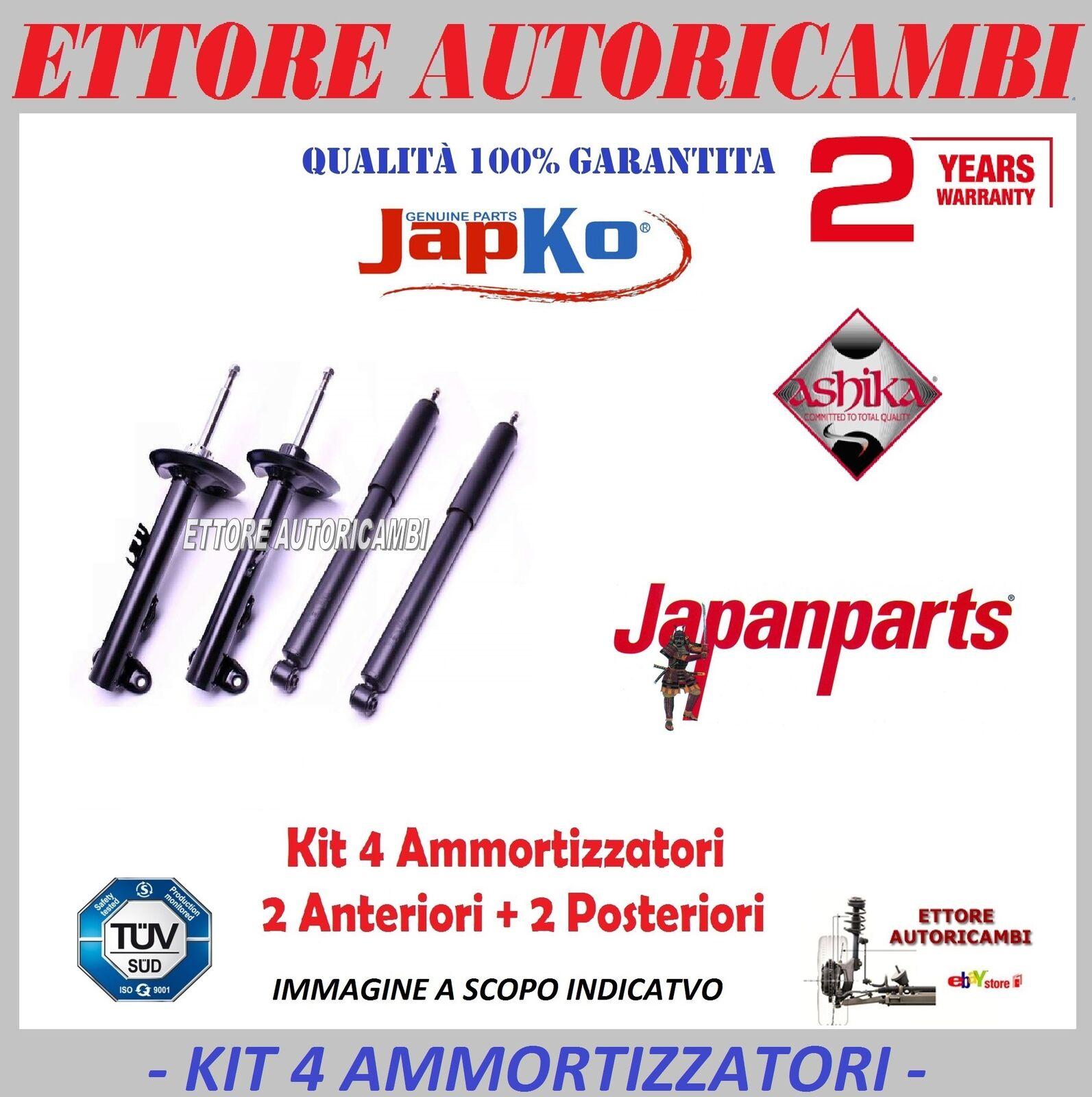 4 AMMORTIZZATORI JAPANPARTS FIAT CINQUECENTO/SEICENTO