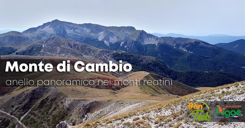 Trekking al monte di Cambio