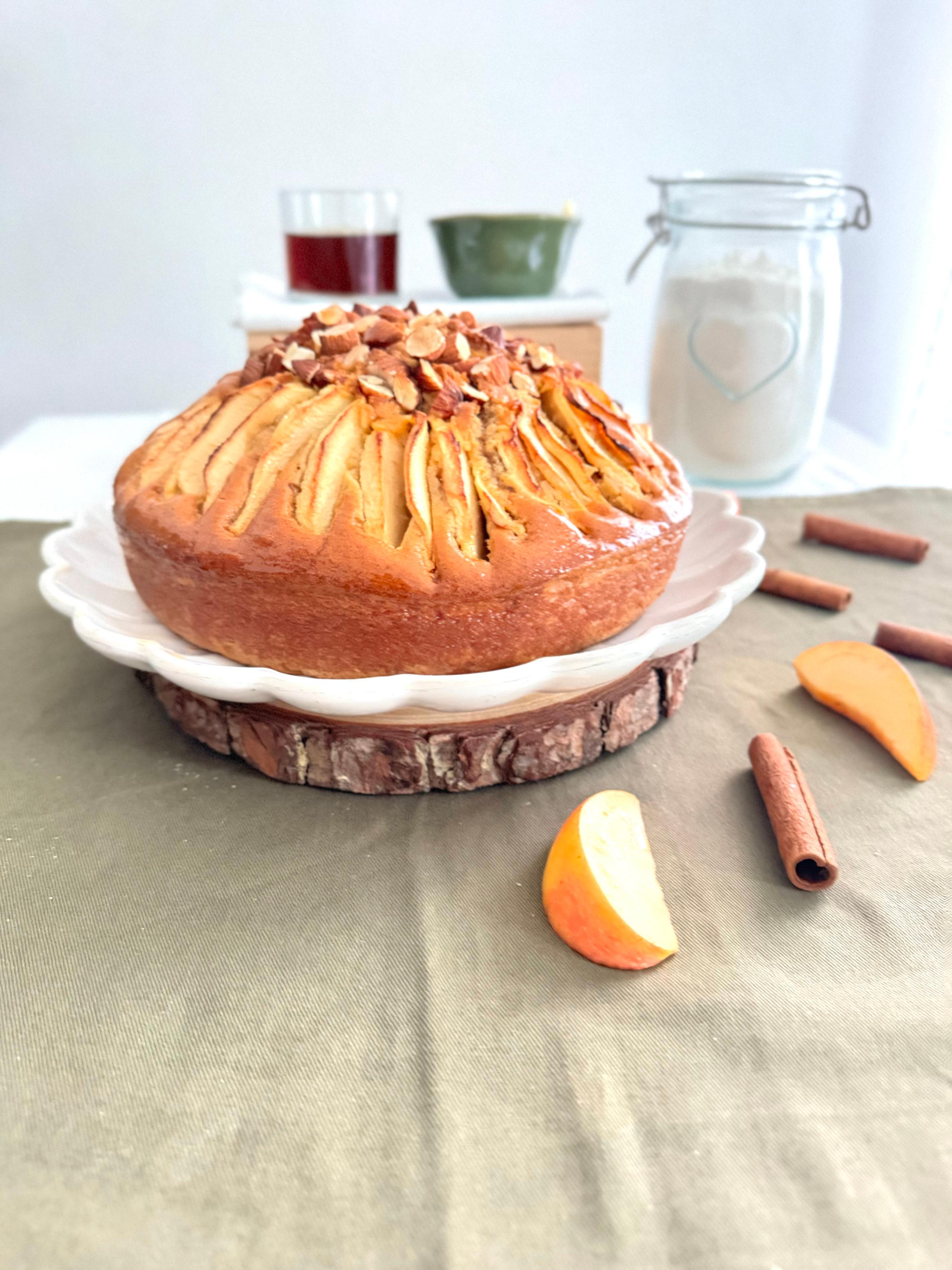 Torta alle mele e sciroppo d'acero